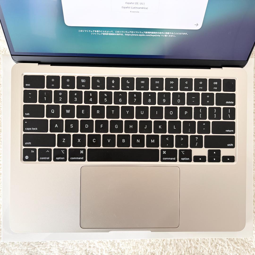 【美品】MacBook Air M2 512GB SSD 16GB RAM