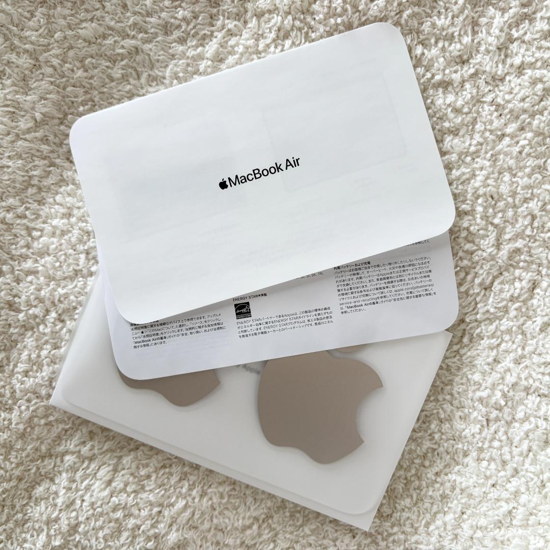 【美品】MacBook Air M2 512GB SSD 16GB RAM