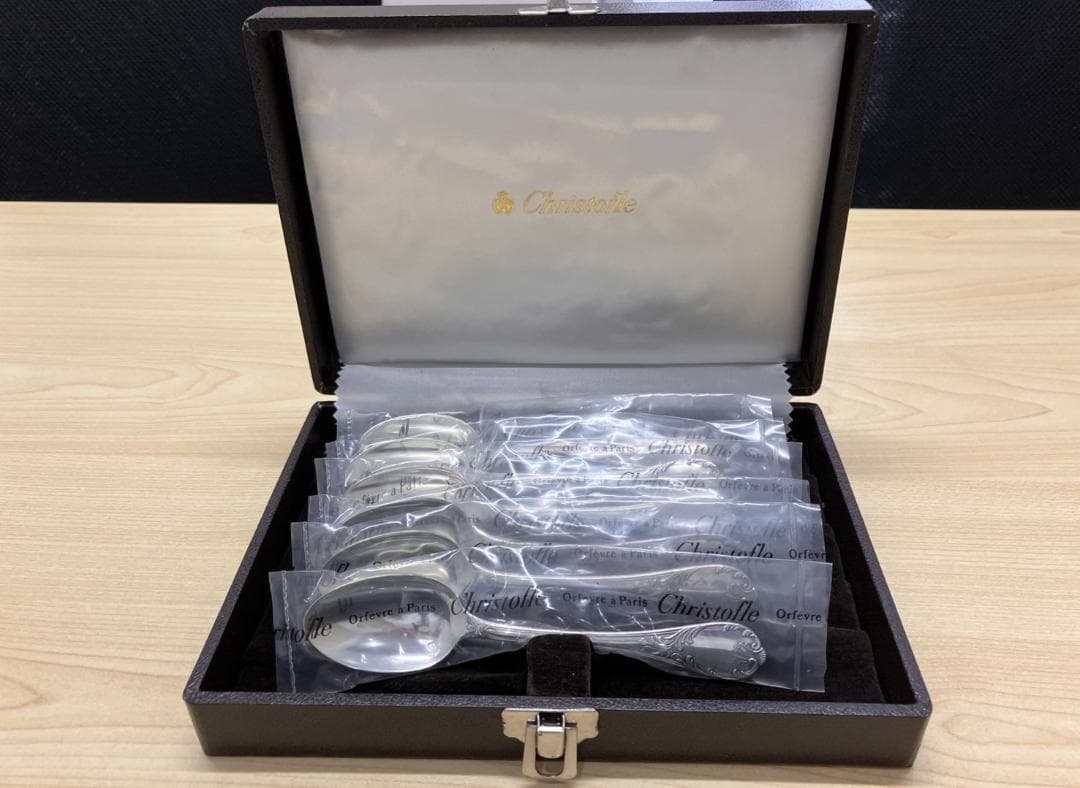 未開封品！Christofle クリストフルマルリーデザートスプーン 6本セット