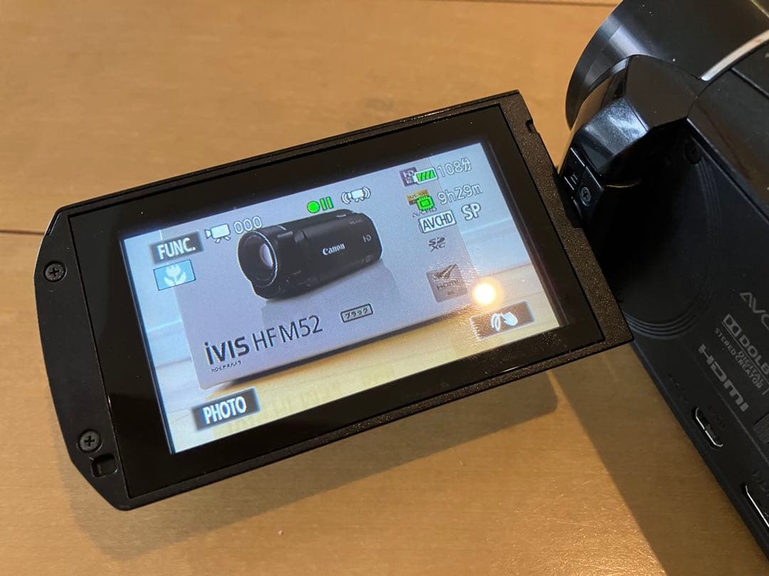 【美品】Canon iVIS HF M52 ビデオカメラ本体