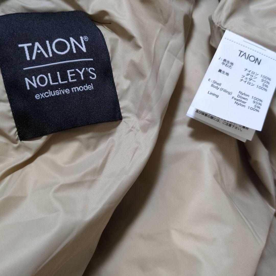 新作 NOLLEY'S 【TAION/タイオン】別注ミドル丈Aラインフードダウン