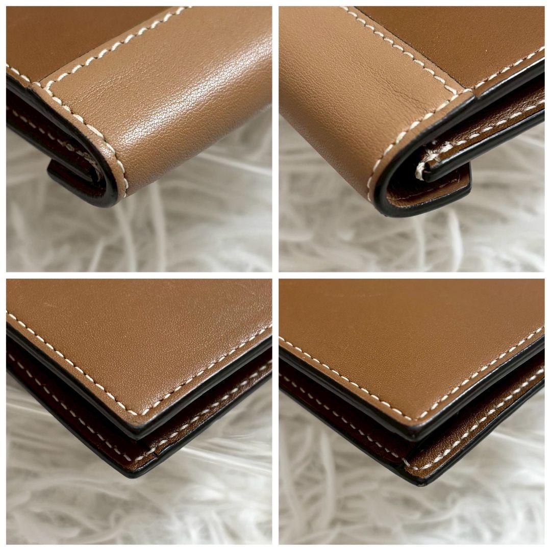 【美品✨】セリーヌ　カードケース　名刺入れ　ブラウン　バイカラー