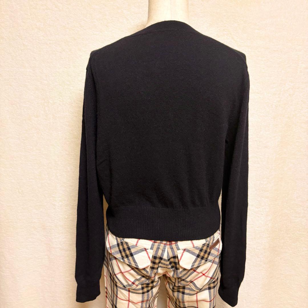 Mardi Mercrediカシミア混 ロゴ長袖ニットセーター ONE SIZE