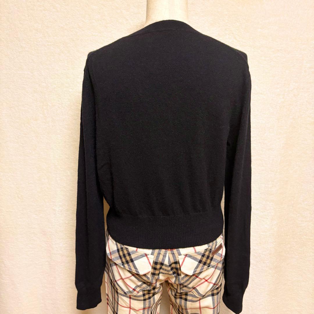 Mardi Mercrediカシミア混 ロゴ長袖ニットセーター ONE SIZE