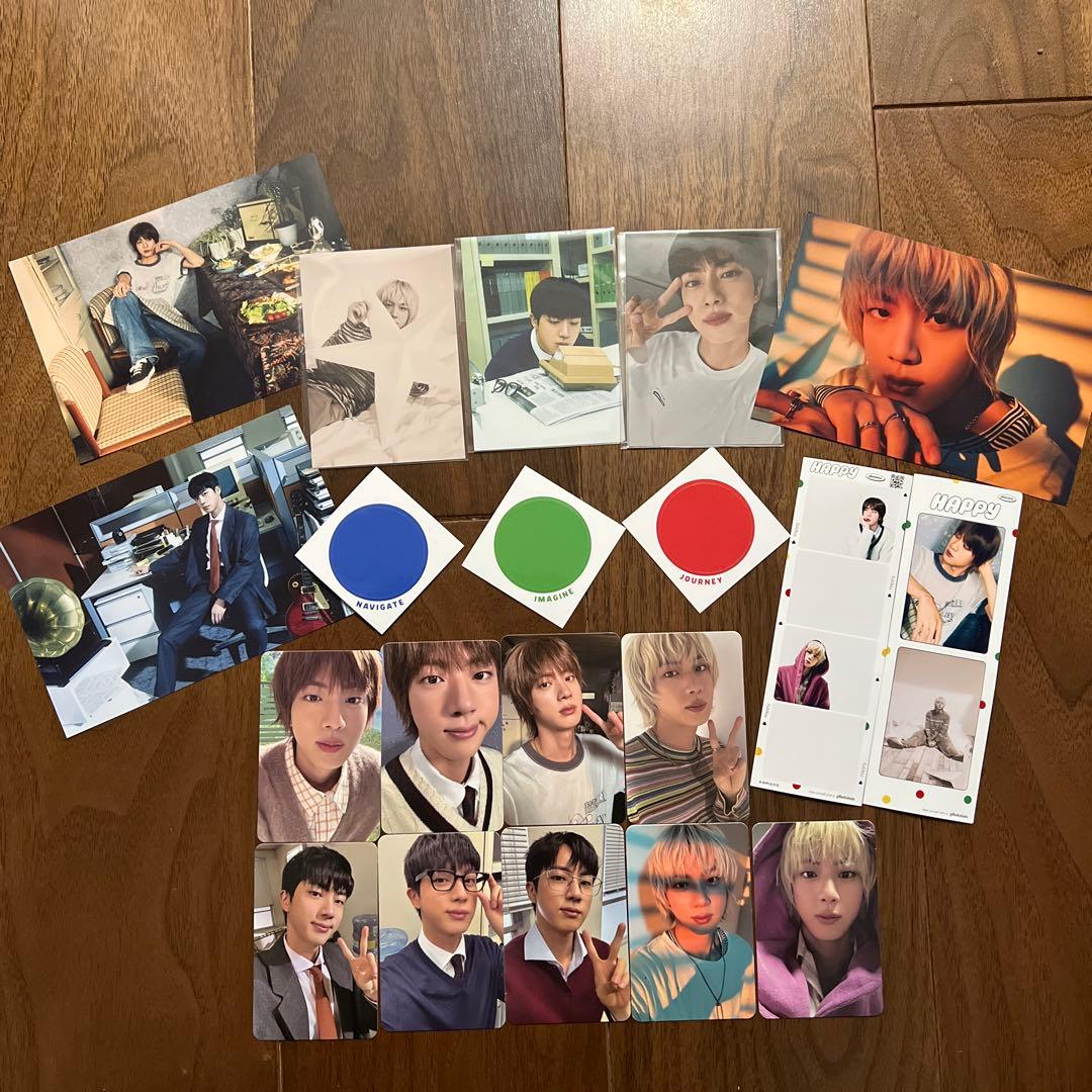 BTS JIN 購入特典カード ラキドロ コンプ Happy ポップアップ ジン