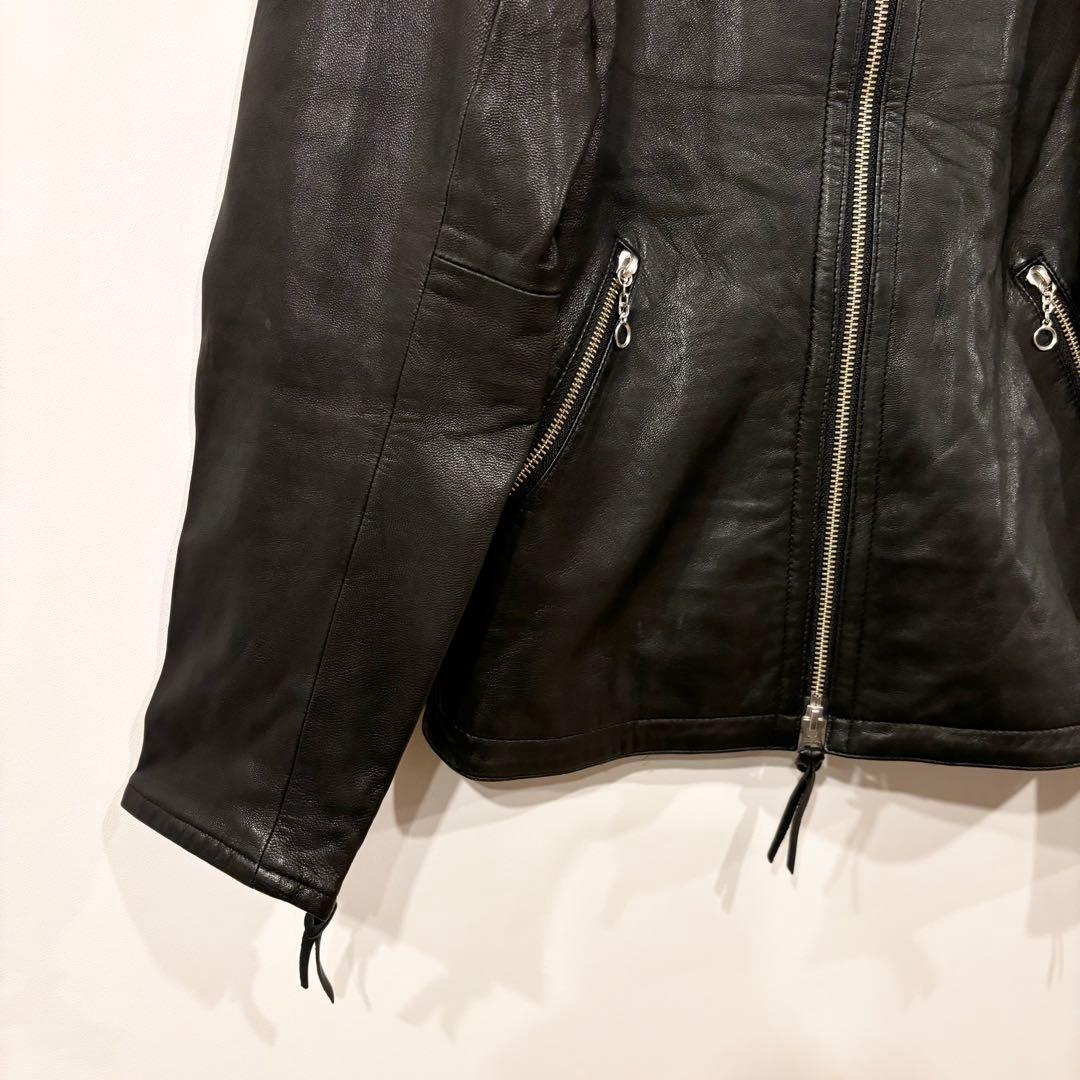 BEAUTY&YOUTH ブラック　レザージャケット　黒　ジャケット