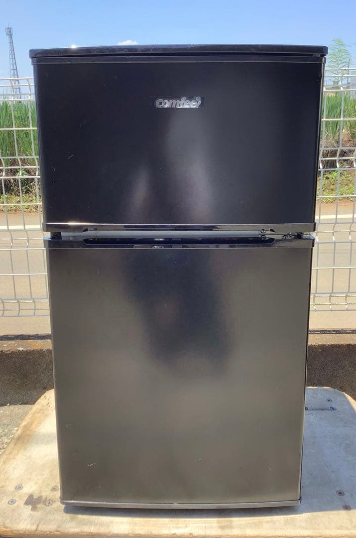 【高年式】コンフィー 2ドア冷蔵庫 RCT90BL(E) 90L 2023年製
