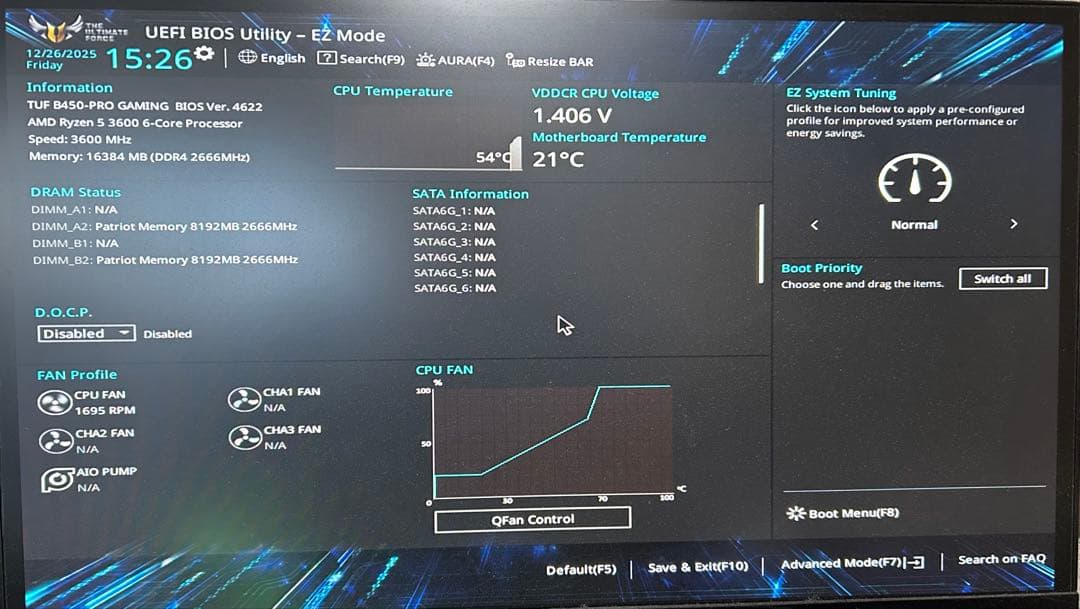 ジャンク扱い　16GB DDR4-3200 & 8GB DDR4-2666×4