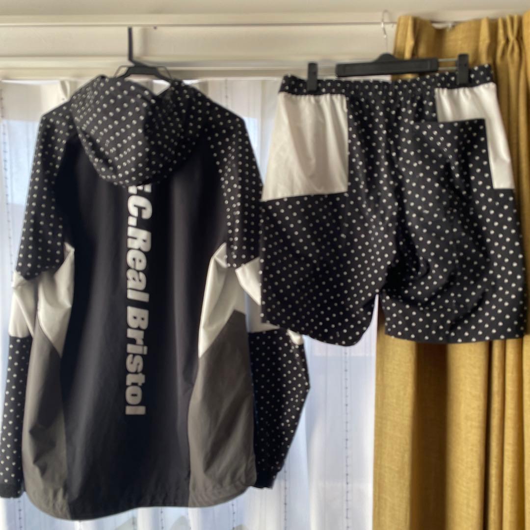 21ss FCRB MULTI PATTERN セットアップ　上XL 下L 黒