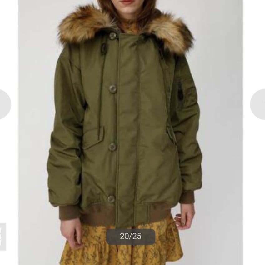 現行 y2k マウジー N2B フライトジャケット ミリタリー L