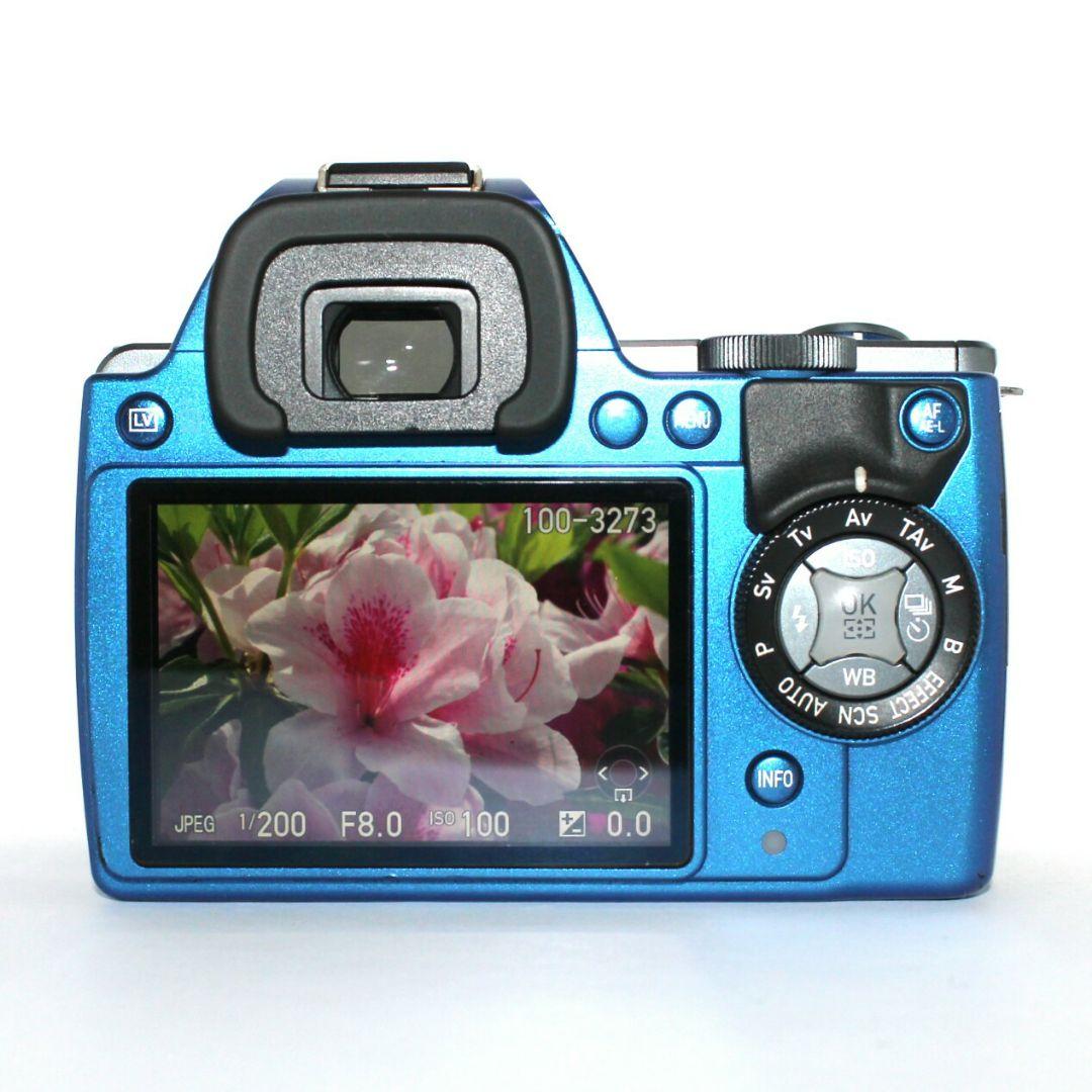 PENTAX K-S1 デジタル一眼レフカメラ ブルー iPhone転送セット