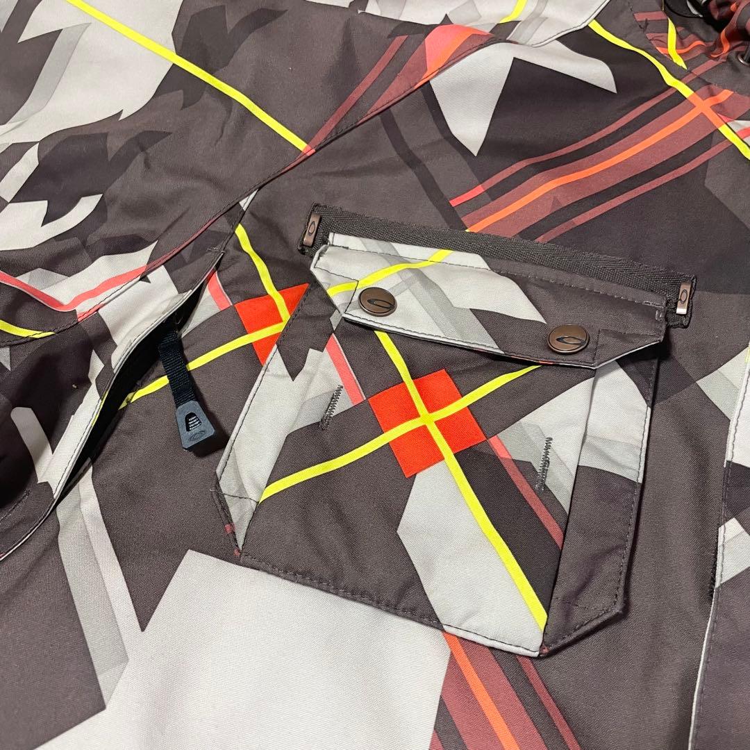 忠*の様 00s オークリー Oakley スノーボード ジャケット 幾何学模様