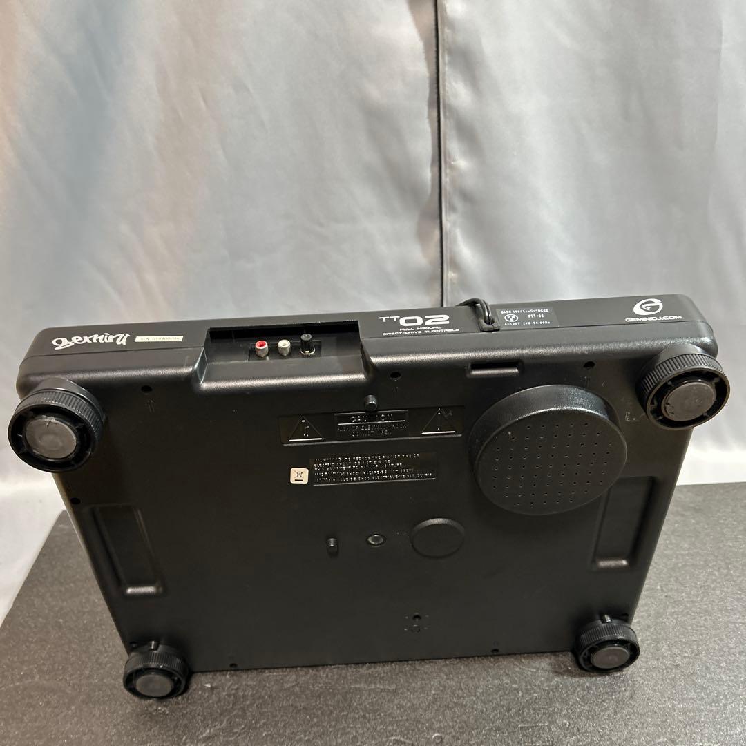動作品 Gemini TT02 ターンテーブル DJ 音楽 ストレートアーム