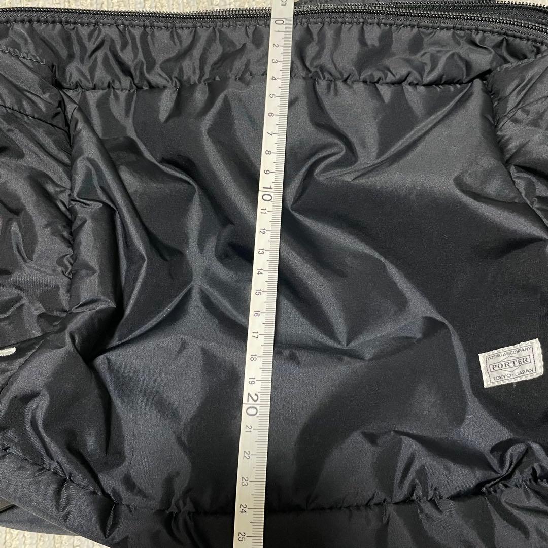【PORTER CUE】ナイロン　ショルダーバッグ　黒　廃盤　多機能
