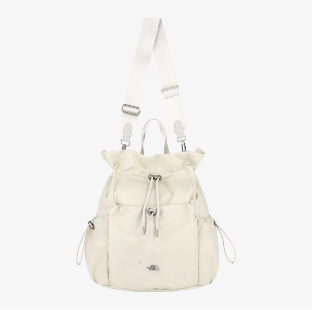 【公式完売品】ザ・ノースフェイス ホワイトレーベル ボニーパック M クリーム