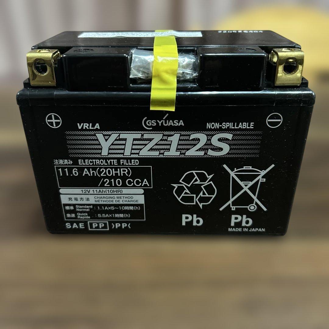 たさし●GSYUASA YTZ12S 新品、未使用