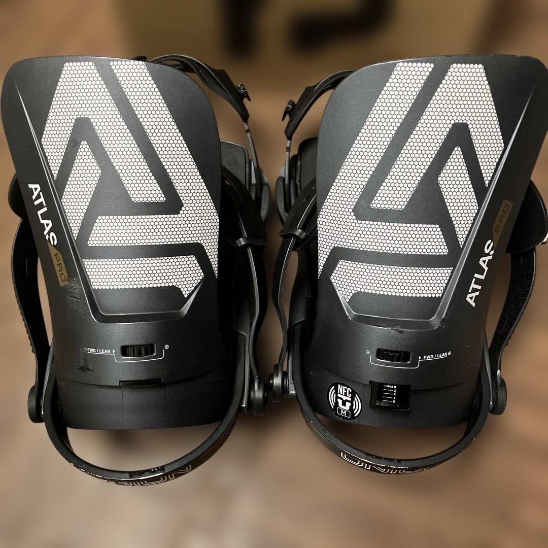 ユニオンATLAS PRO スノーボードビンディング ブラック Mサイズ