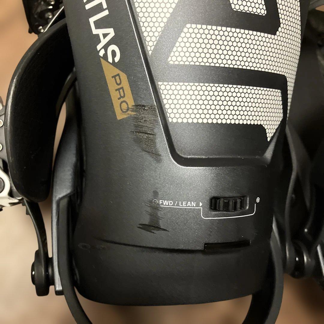ユニオンATLAS PRO スノーボードビンディング ブラック Mサイズ