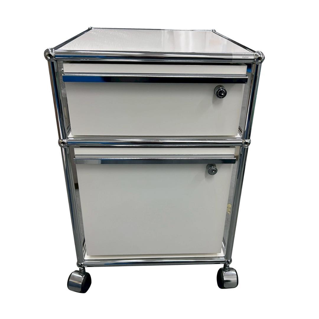 【鍵付き】USM Haller ハラー ワゴン ピュアホワイト