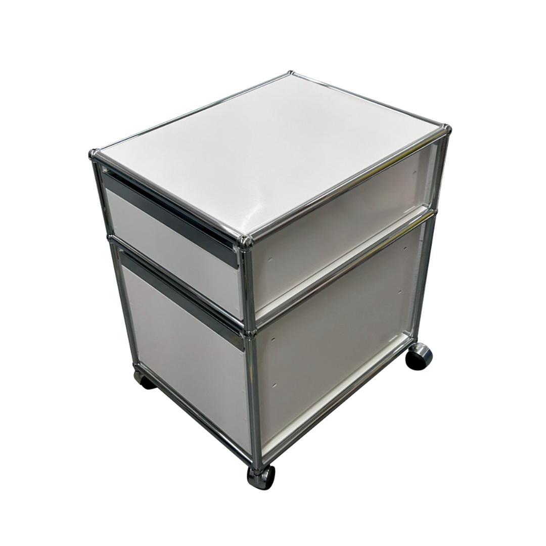 【鍵付き】USM Haller ハラー ワゴン ピュアホワイト