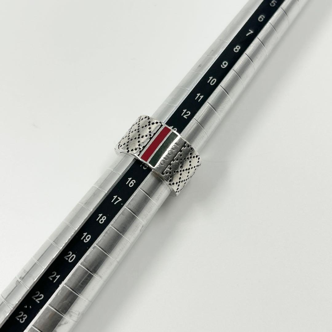 希少✨　グッチ　GUCCI リング　ディアマンテ　シルバー　Ag925 16号