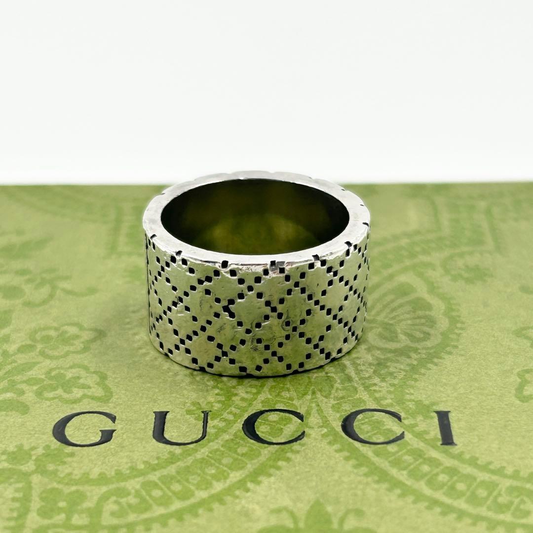 希少✨　グッチ　GUCCI リング　ディアマンテ　シルバー　Ag925 16号