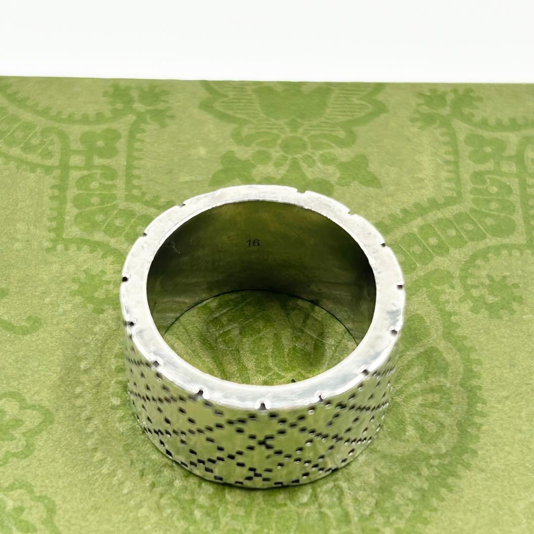 希少✨　グッチ　GUCCI リング　ディアマンテ　シルバー　Ag925 16号