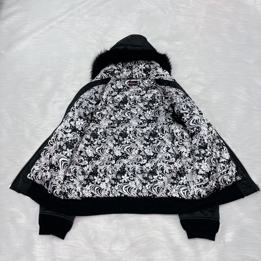 休日割引！抜刀娘 妃那ひな プリント刺繍 スカジャンファー付きフード