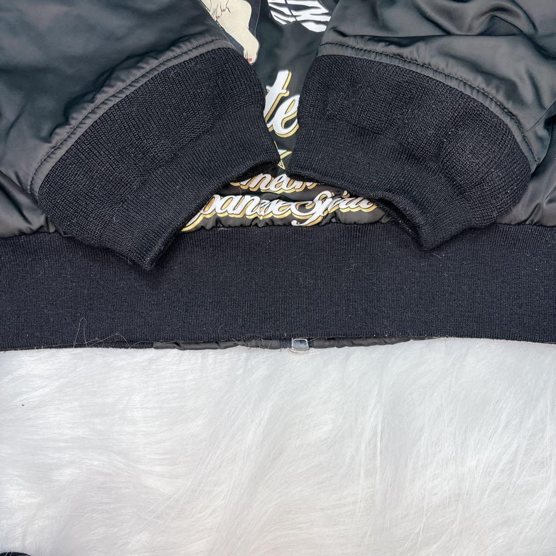 休日割引！抜刀娘 妃那ひな プリント刺繍 スカジャンファー付きフード