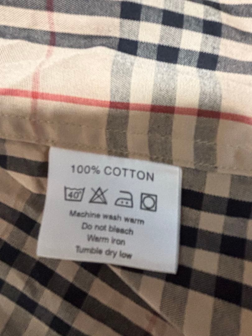 Burberry チェック柄シャツ Lサイズ