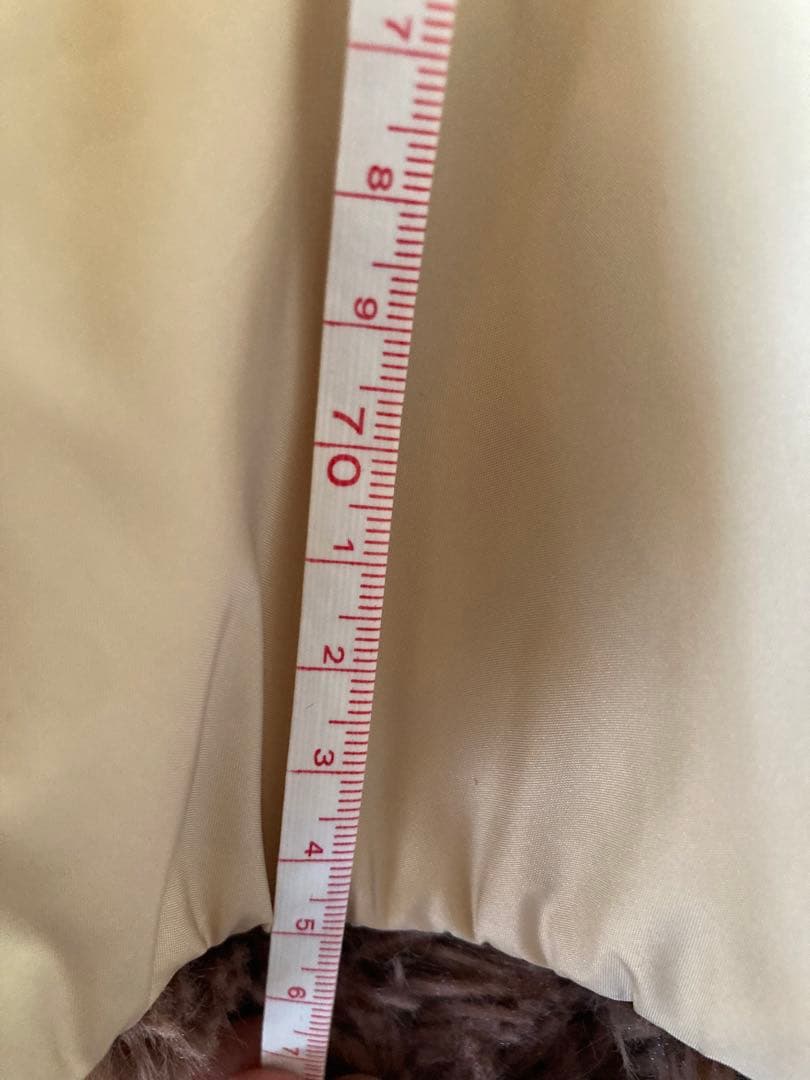 MONCLER ベージュ キルティングダウンコート