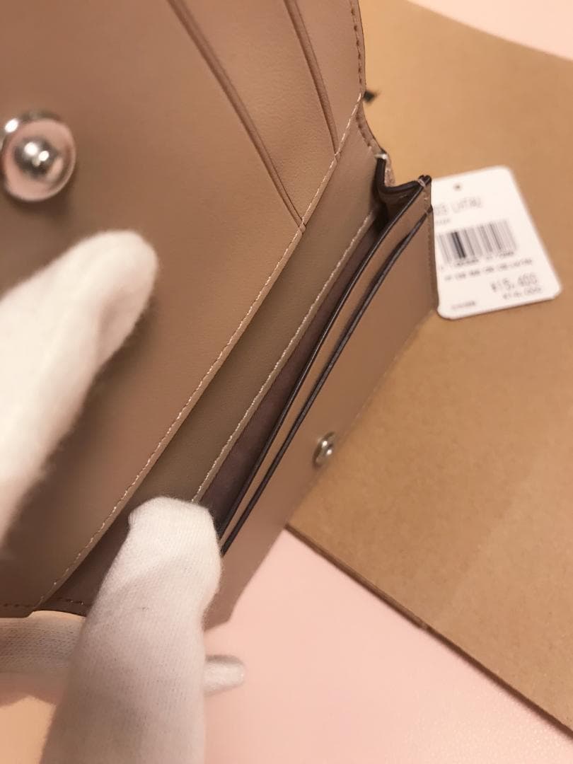 新品 coach エッセンシャル ビジネス カード ケース トープ