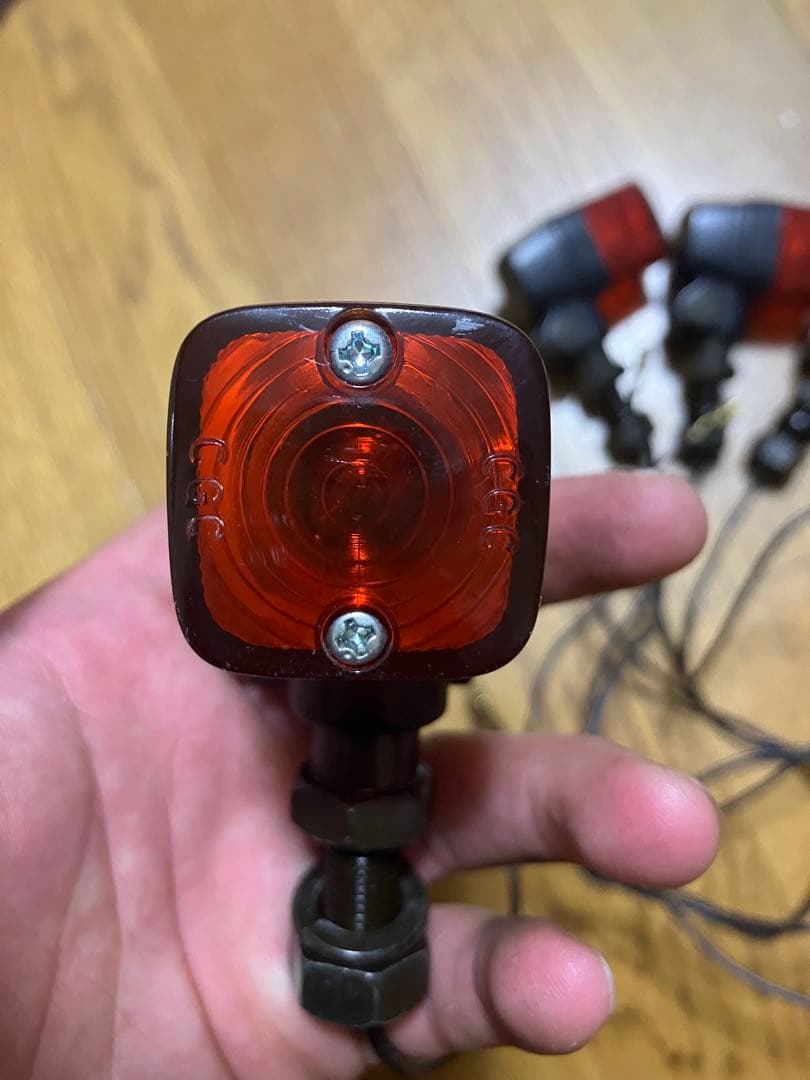 CGC 角型　ウインカー　セット　ヨーロピアン　ステー付き