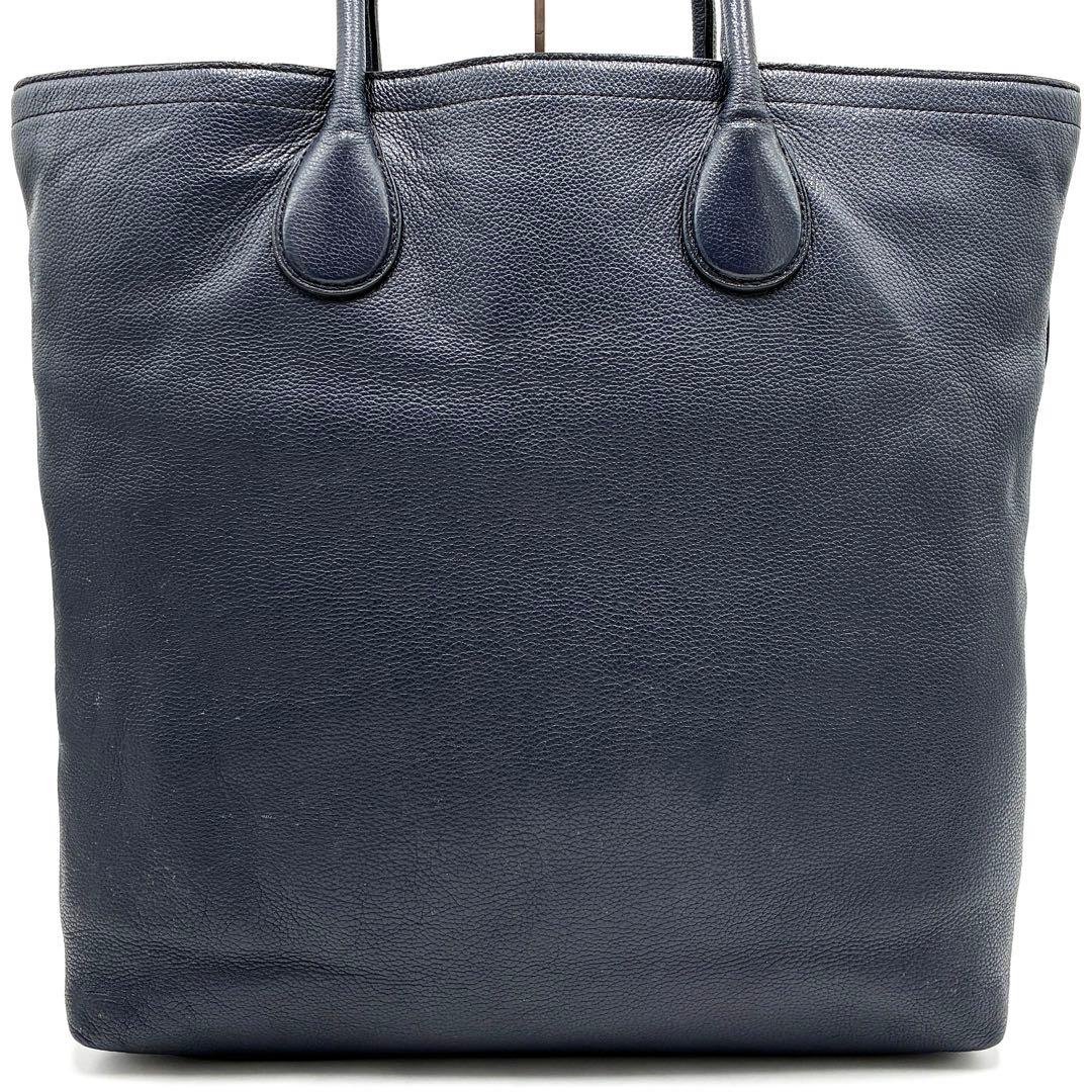 【希少・最高級】コーチ マーサー リファインドぺブルレザー トートバッグ 紺色