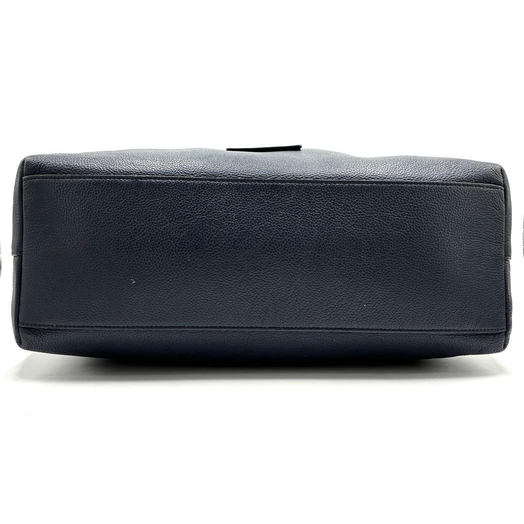 【希少・最高級】コーチ マーサー リファインドぺブルレザー トートバッグ 紺色