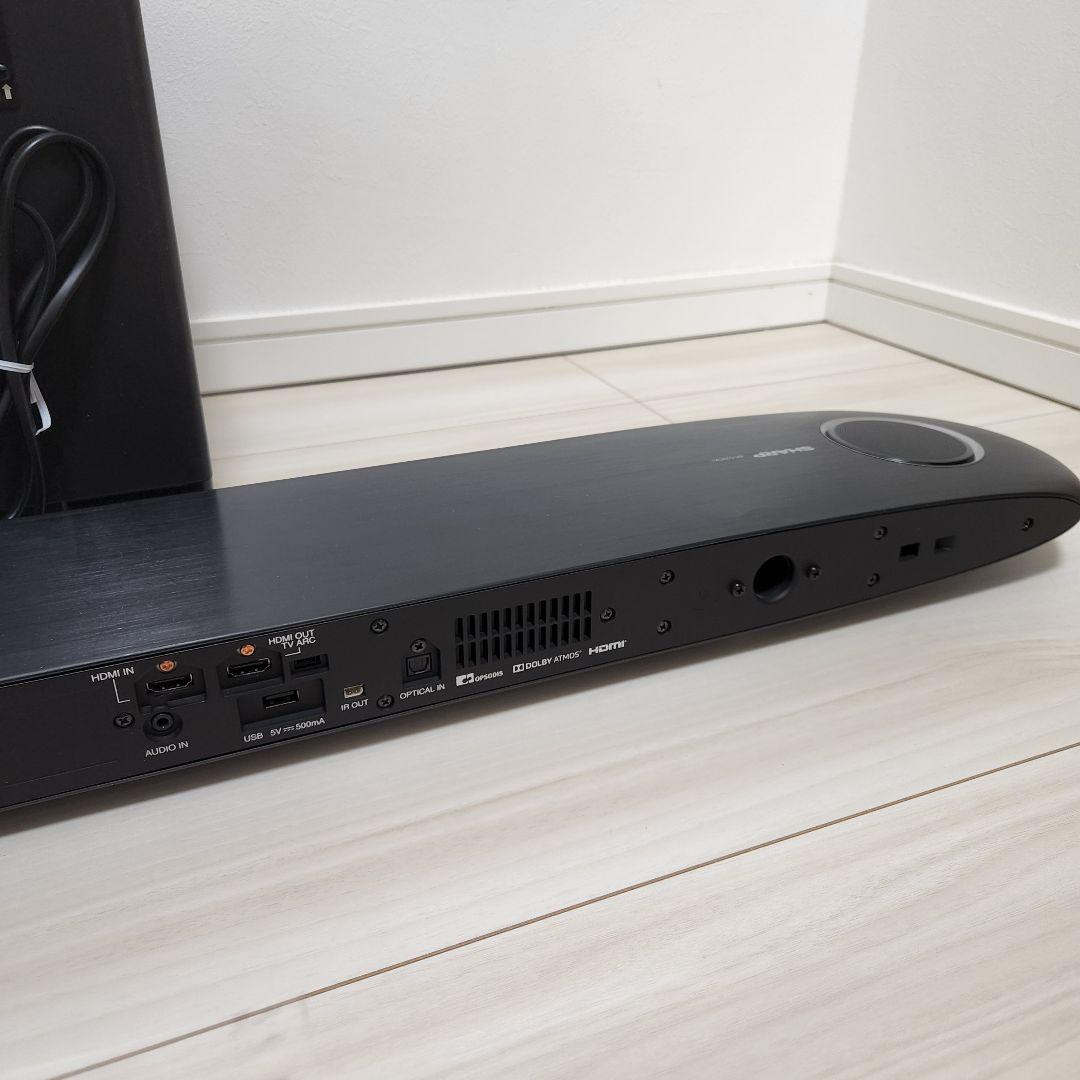 保証付 SHARP AQUOSオーディオ 8A-C22CX1 サウンドバー 黒