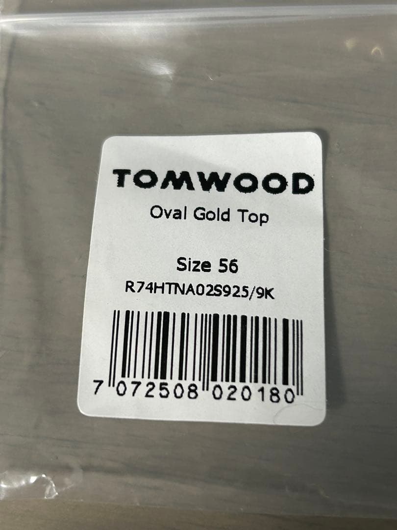トムウッド　oval gold top