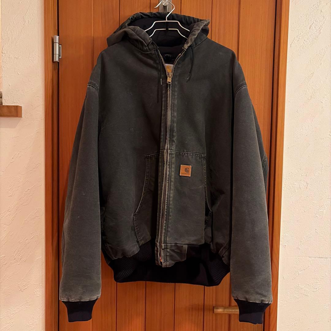 カーハート　アクティブジャケット　スミ黒