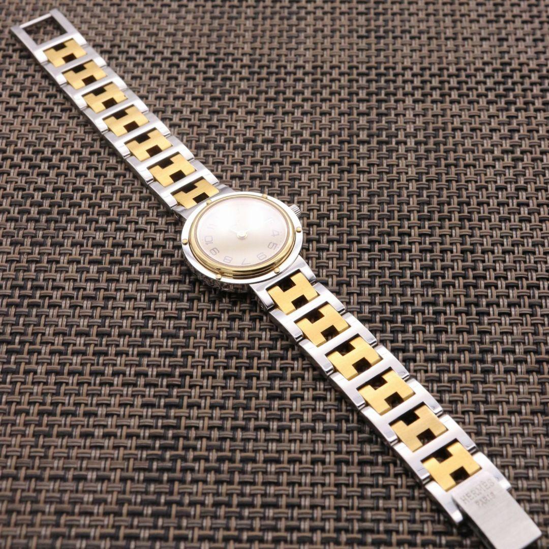 正規品【新品電池】HERMES クリッパー/人気モデル 美品 コンビ 動作良好