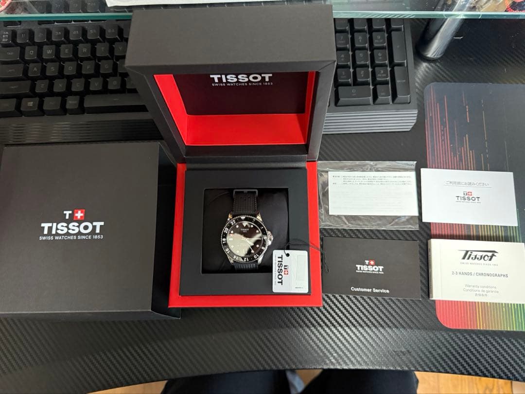 美品 TISSOT シースター1000 GMT クォーツ