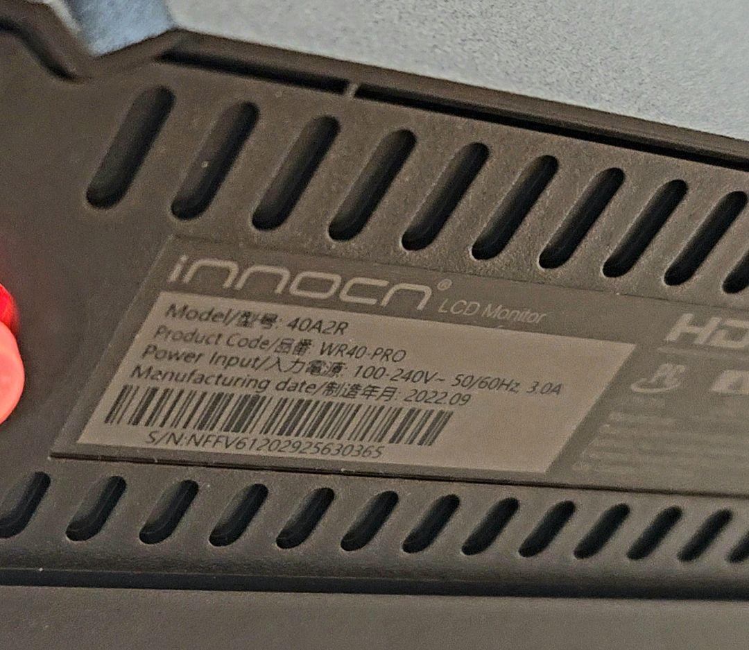 Ds　INNOCN 40インチワイドモニター WR40 PRO