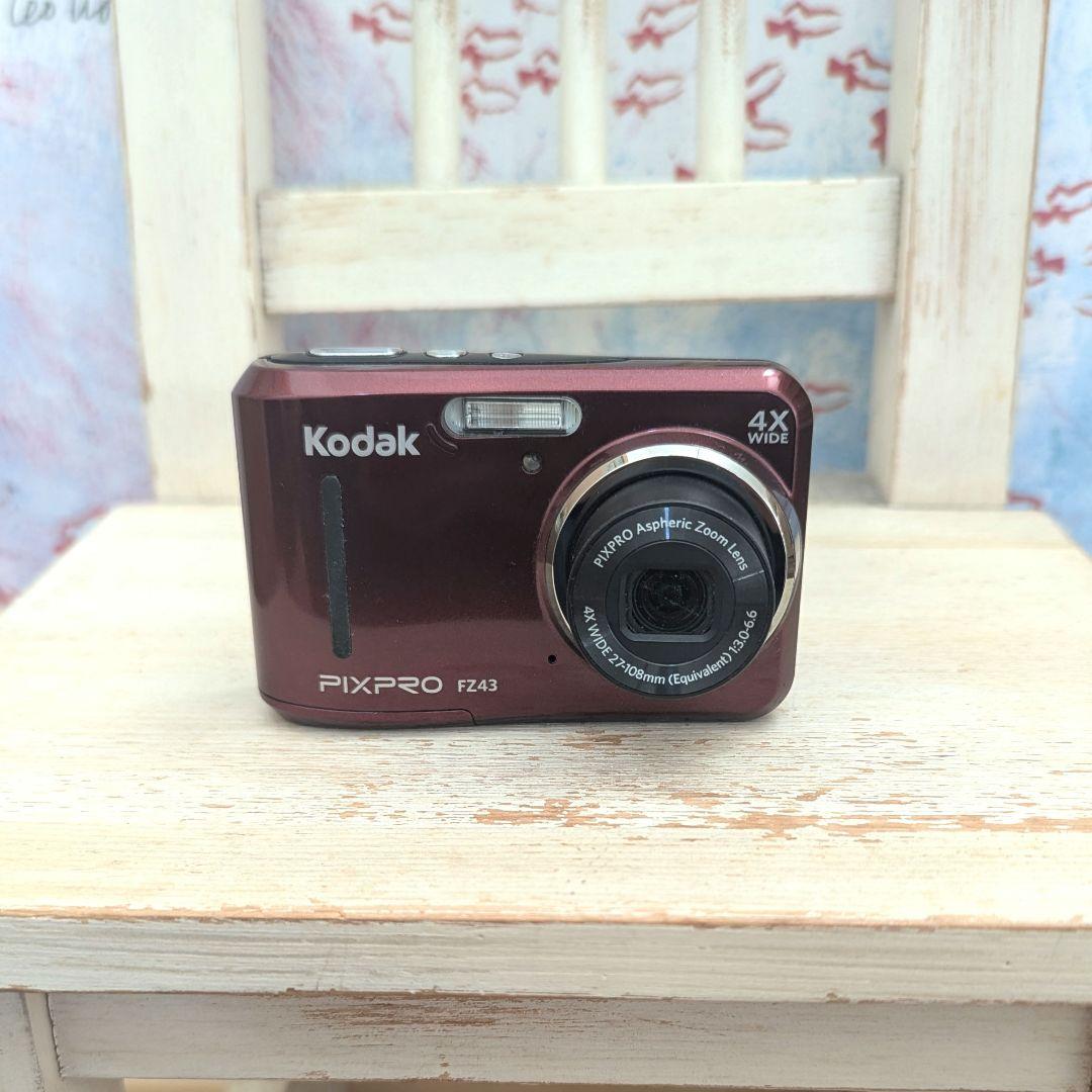 Kodak PIXPRO FZ43 デジタルカメラ レッド