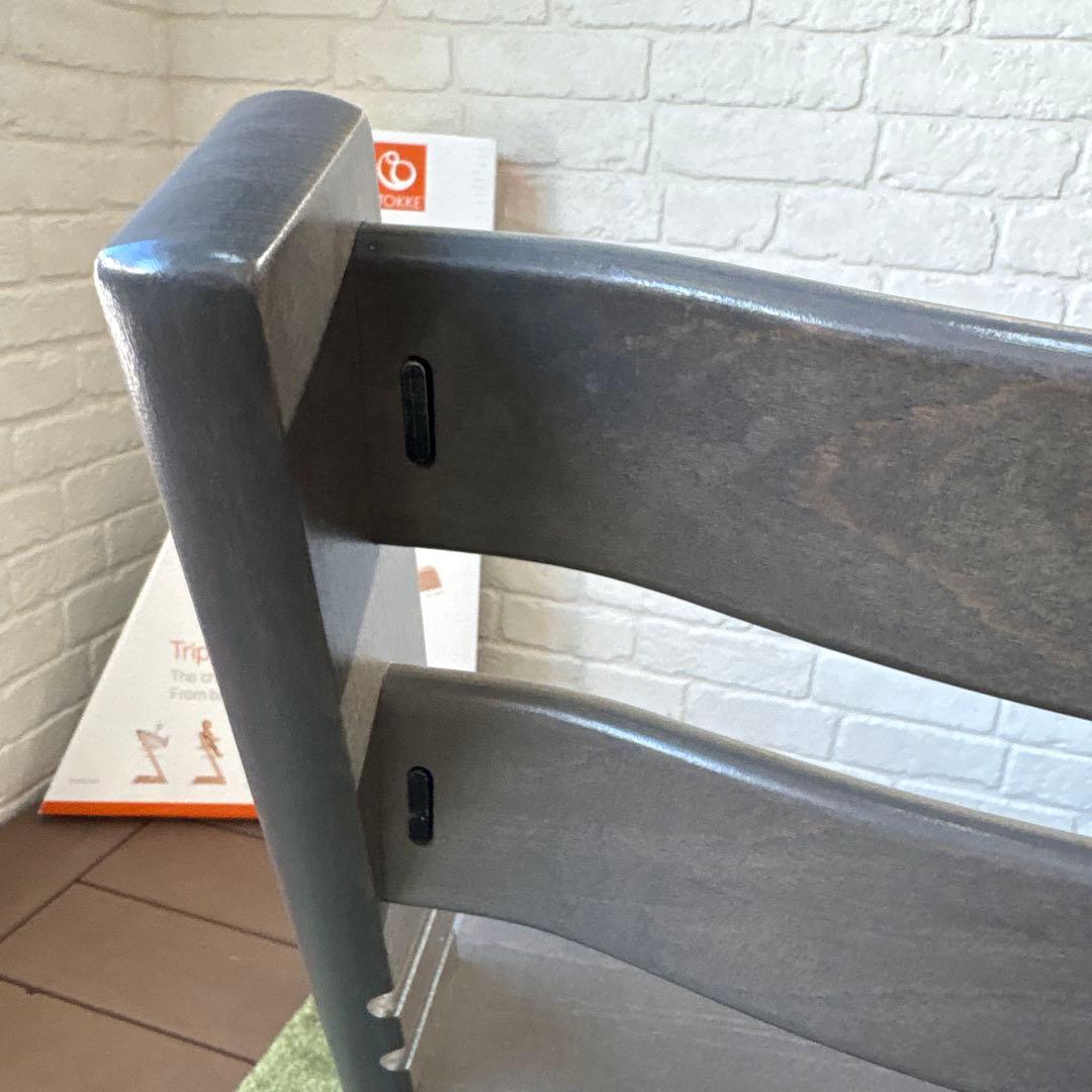【美品✨】 STOKKE トリップトラップ シリアルナンバー5 ヘイジーグレー