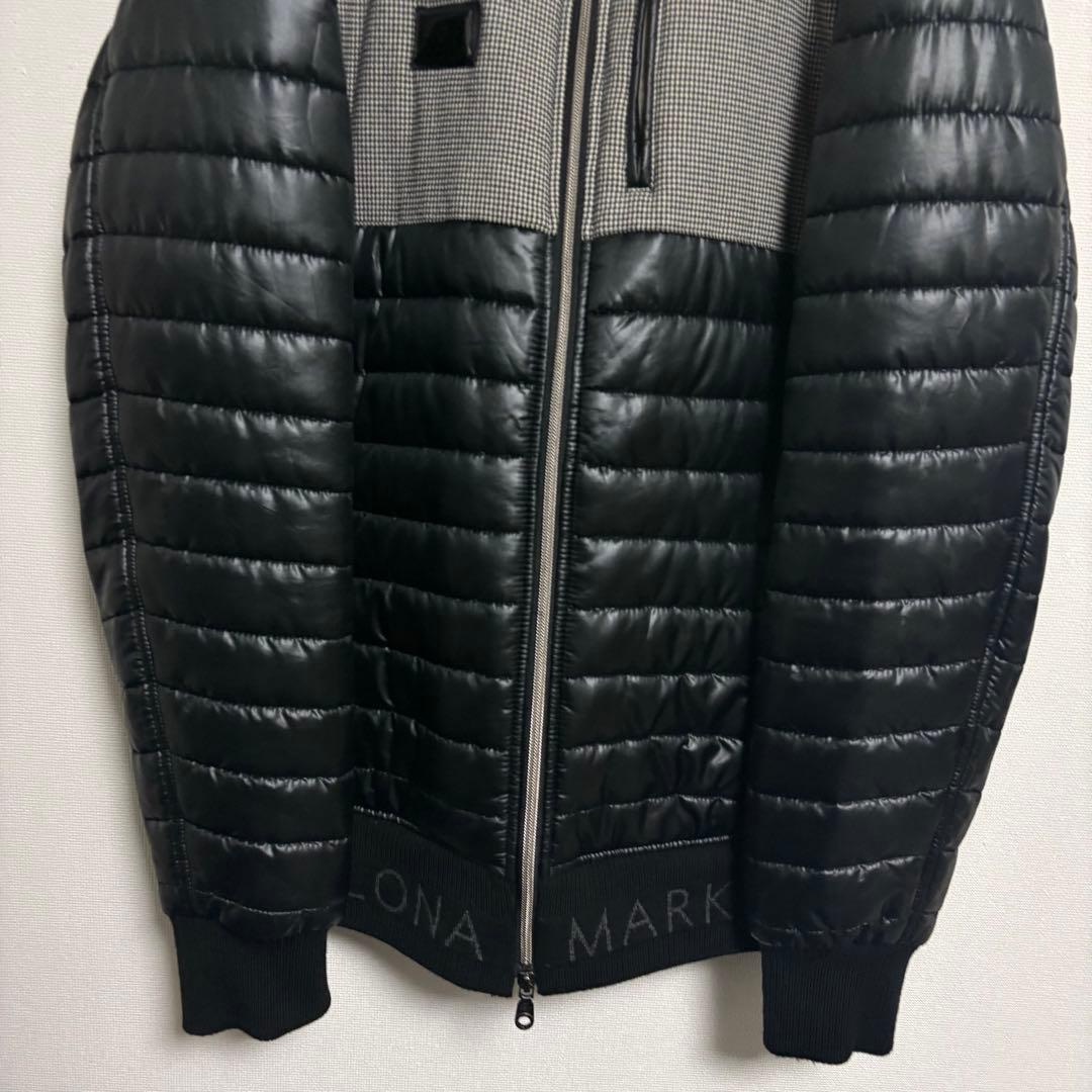 【極美品】マークアンドロナ 袖切り替え中綿ジャケット