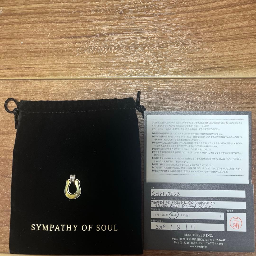 SYMPATHY OF SOUL 馬蹄型ペンダント