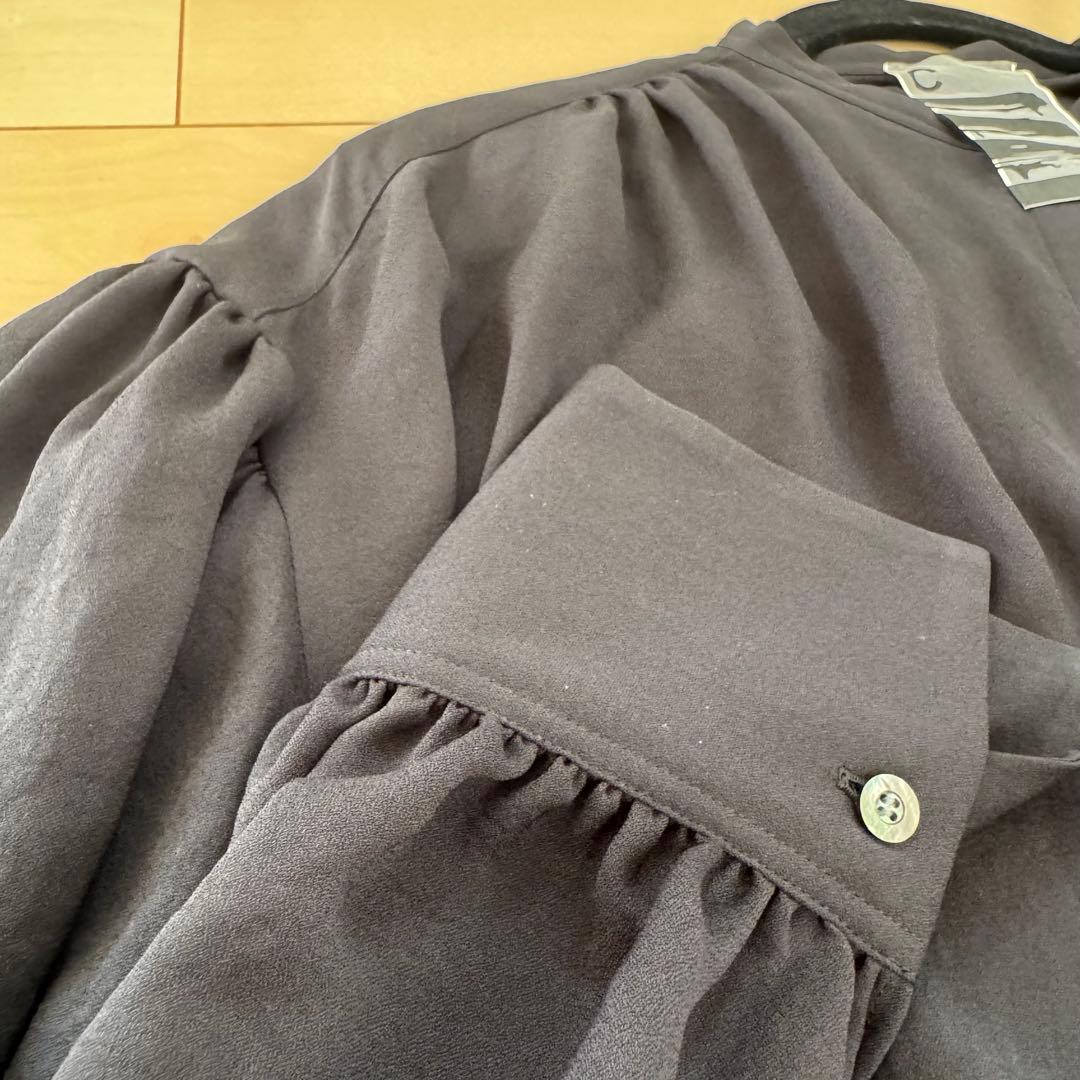 【新品未着用】Chaos リマノスギャザーブラウス ブラック