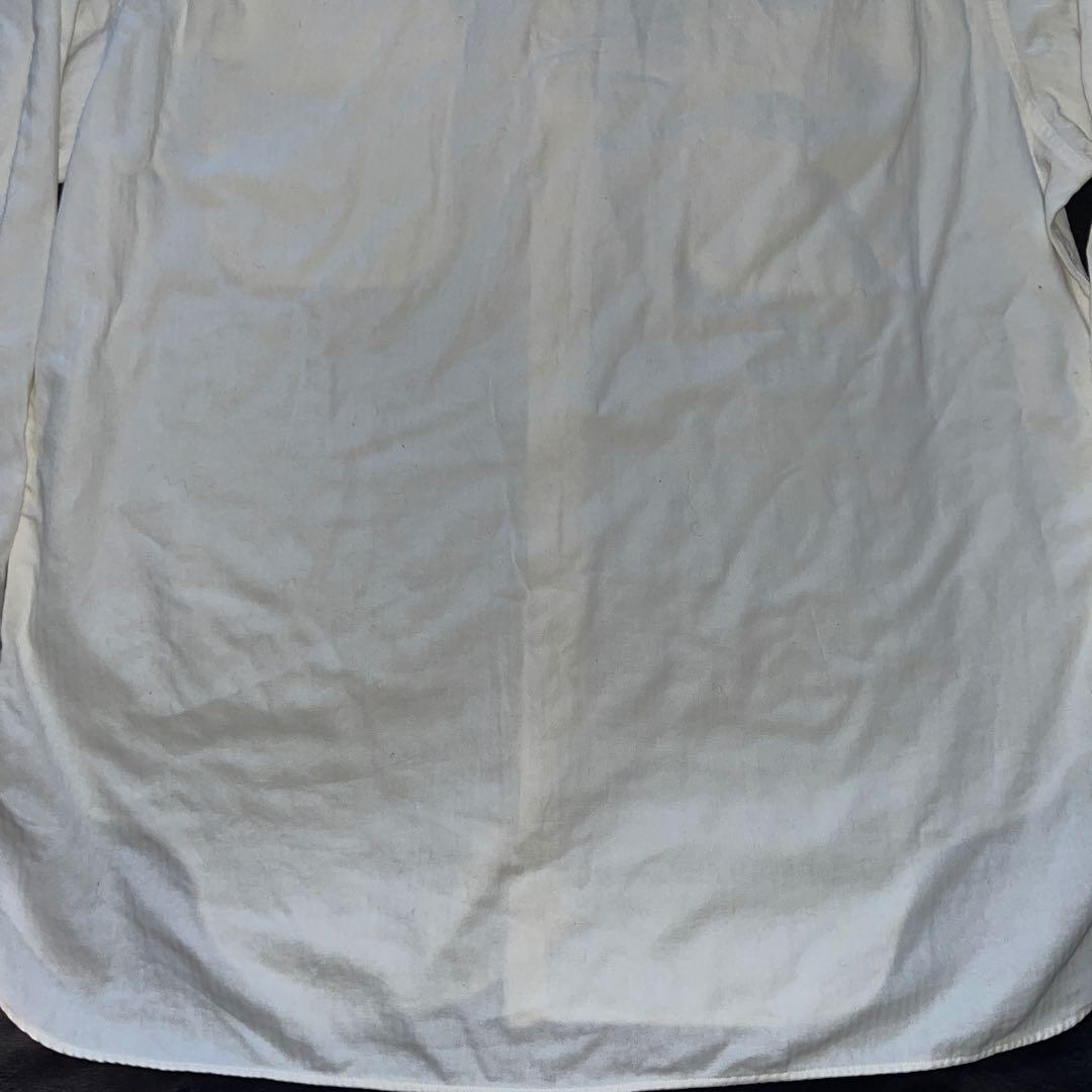 最終値下げ。ダブルアールエル 白 シャツ 三つ星 ヴィンテージラルフローレン