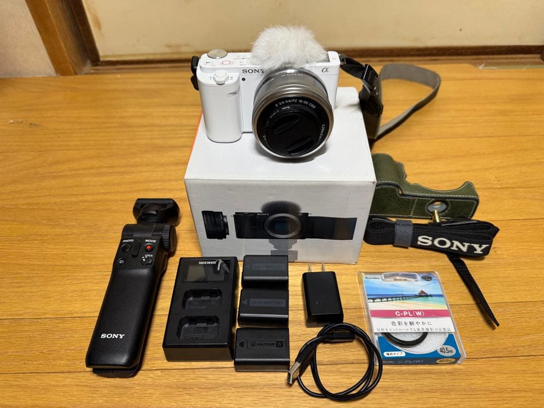 SONY ZV-E10 ズームレンズ ホワイト