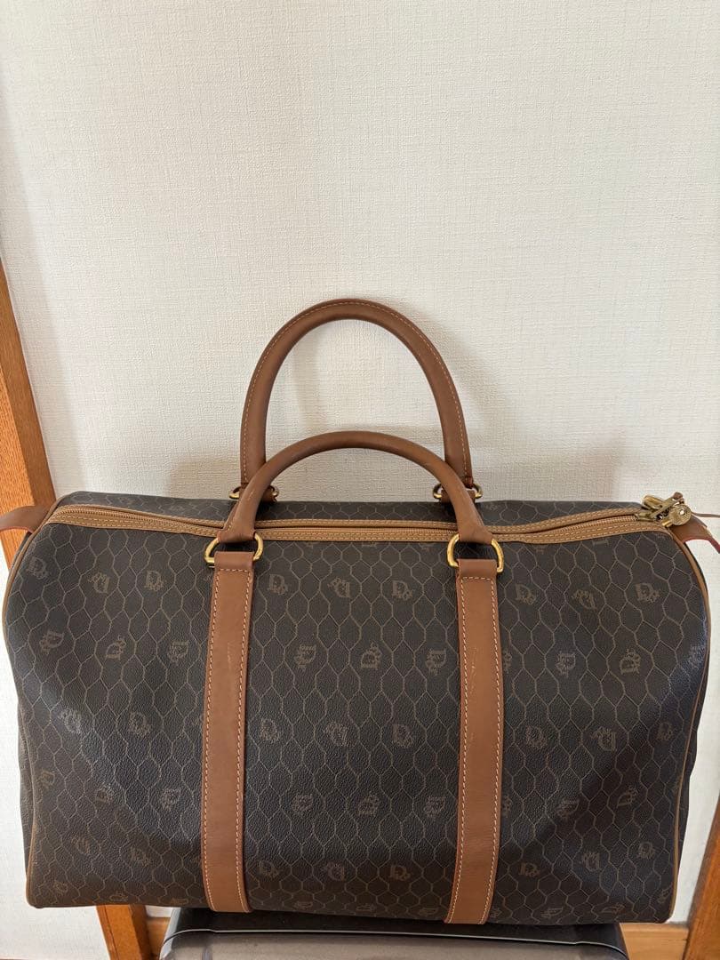 Christian Dior ボストンバッグ ダークブラウン