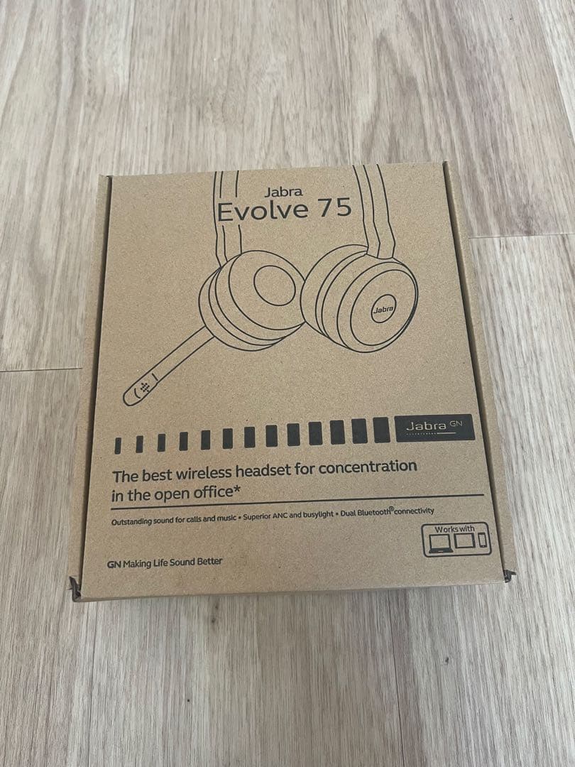 【未使用】ジャブラ Jabra Evolve75 SE ワイヤレスヘッドセット